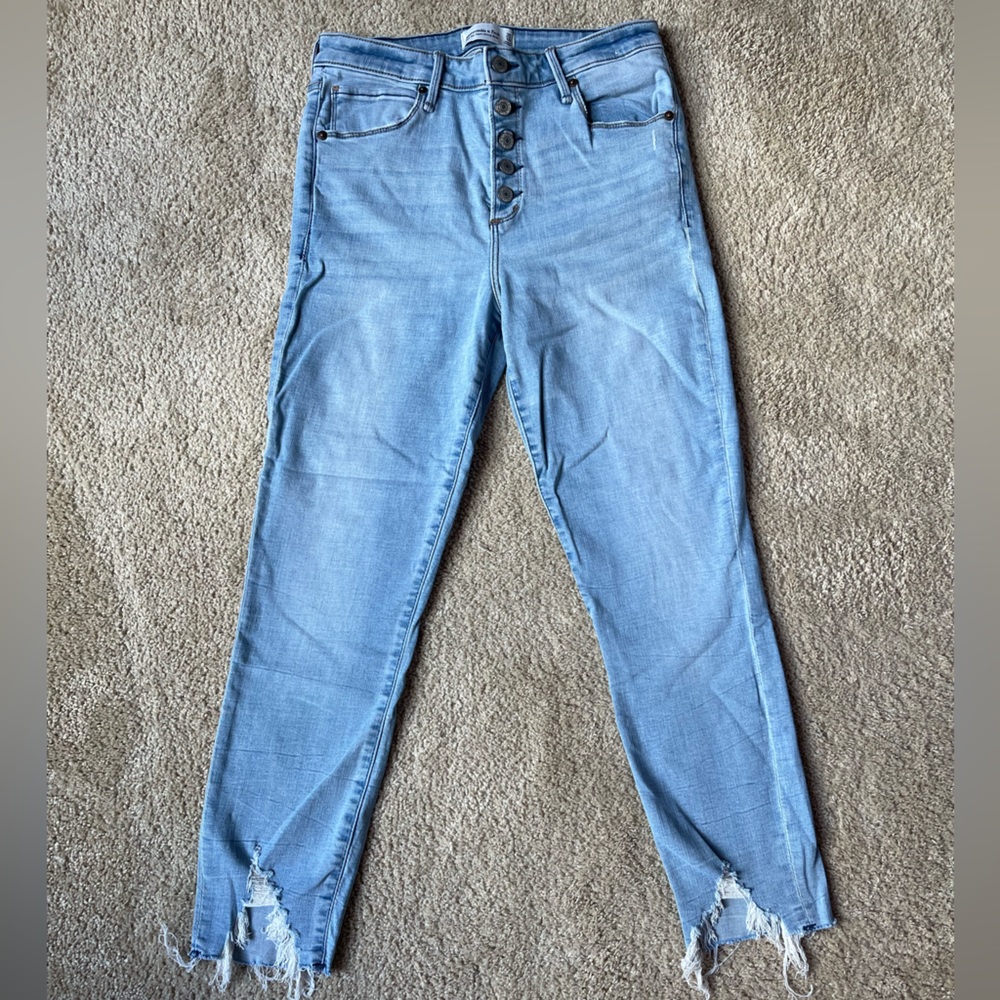 Abercrombie & Fitch High Ride Super Skinny Ankle
